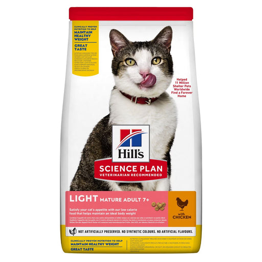 Hill's Science Plan Mature Adult 7+ Chicken Dry Cat Food