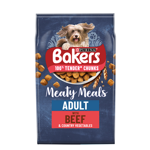 Bakers Adult Meaty Meals with Beef Dry Dog Food