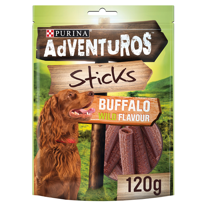 Adventuros Sticks Buffalo Dog Treats 120g