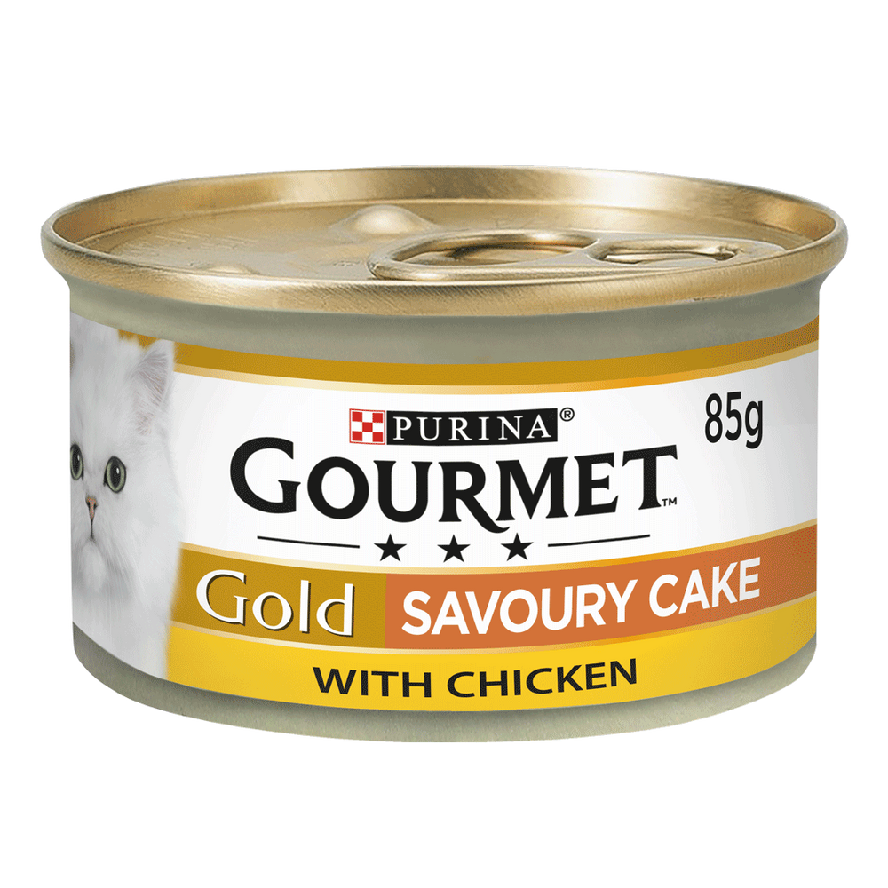 Gourmet Gold Adult Savoury Cake Chicken Wet Cat Food