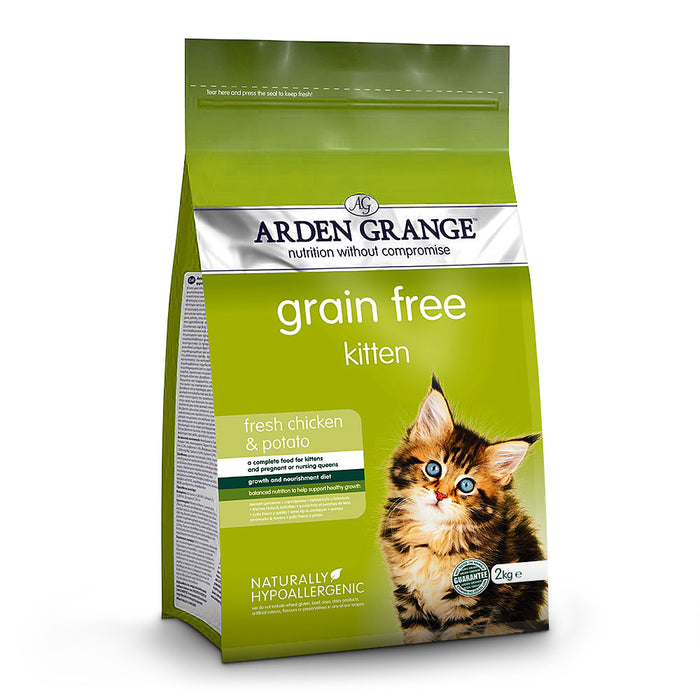 Arden Grange Kitten Grain Free Fresh Chicken & Potato Dry Cat Food