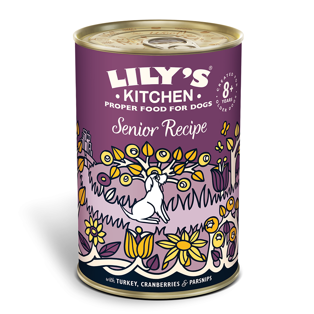 Lily's Kitchen Senior Recipe for Older Turkey Wet Dog Food
