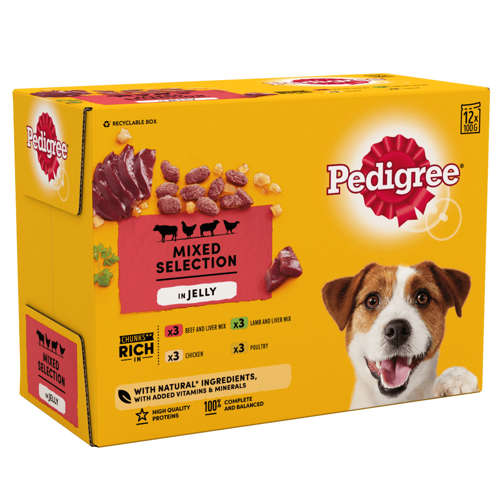 Pedigree Mixed Selection in Jelly Adult Wet Dog Food