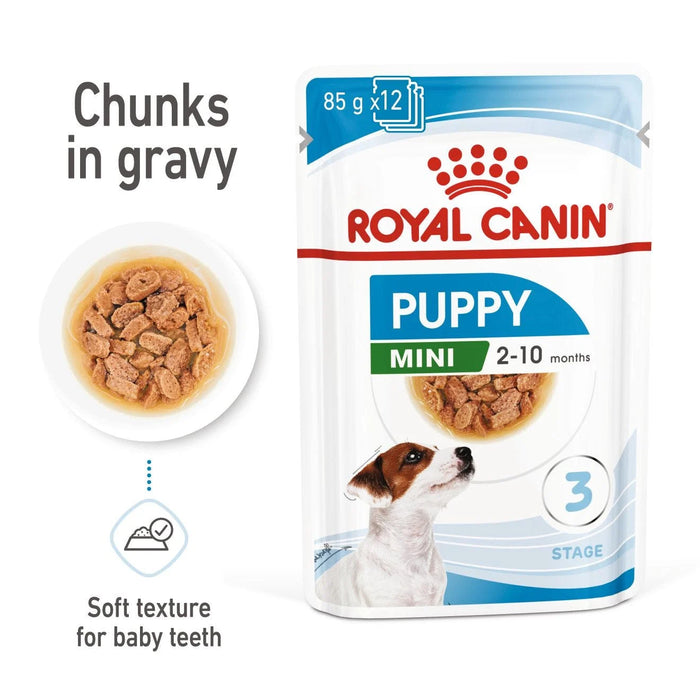 Royal Canin Puppy Mini Chunks In Gravy Wet Dog Food
