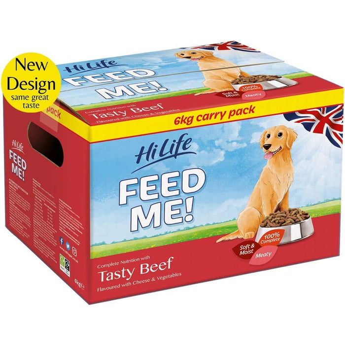 HiLife Feed Me with Tasty Beef Flavoured with Cheese and Vegetables Dry Dog Food