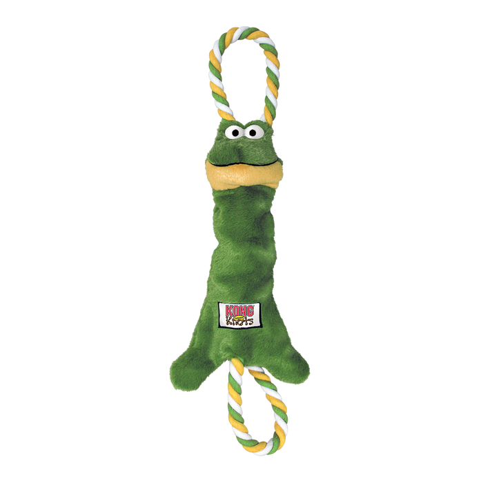 KONG Tugger Knots Frog Dog Toy Small/Medium