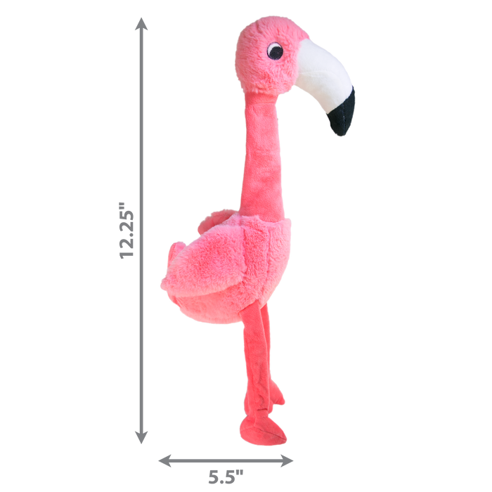 KONG Shakers Honkers Flamingo Dog Toy Small