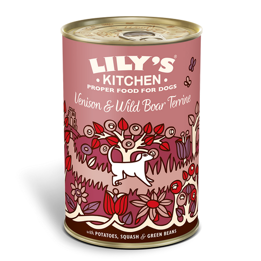 Lily's Kitchen Grain Free Venison & Wild Boar Terrine Wet Dog Food