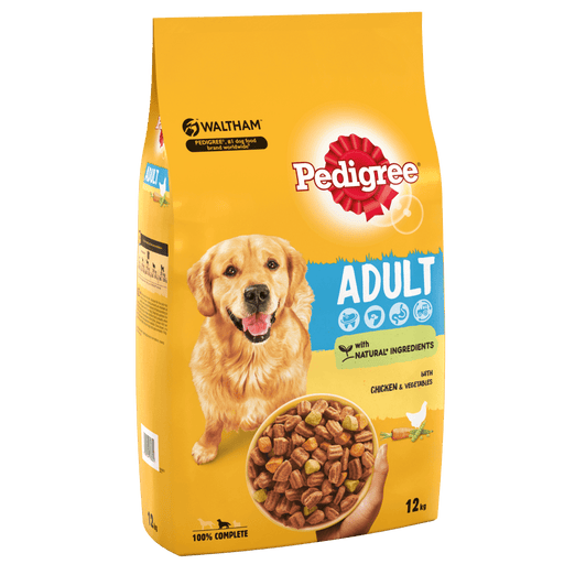 Pedigree Complete with Chicken & Vegetables Adult Dry Dog Food 12kg