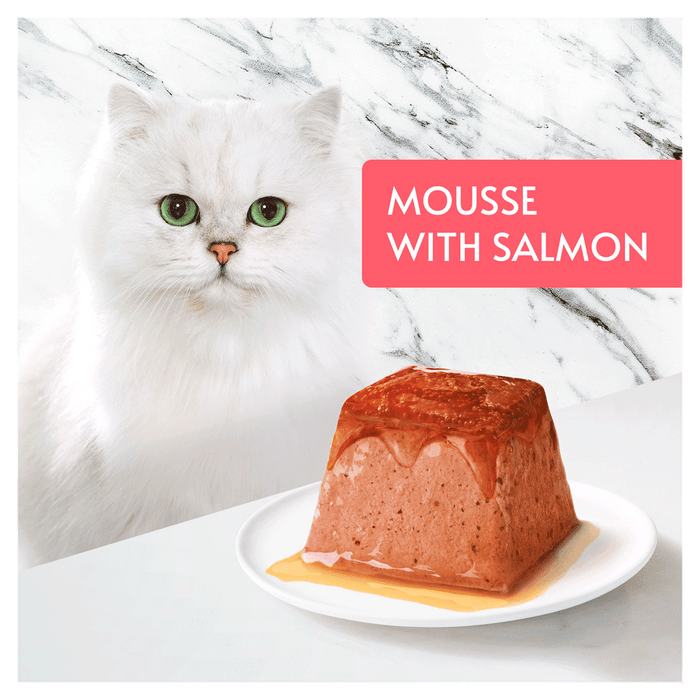 Gourmet Adult Revelations Mousse with Salmon Wet Cat Food 4 x 57g