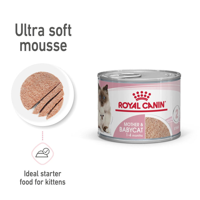 Royal Canin Mother & Babycat Ultra Soft Mousse Wet Cat Food