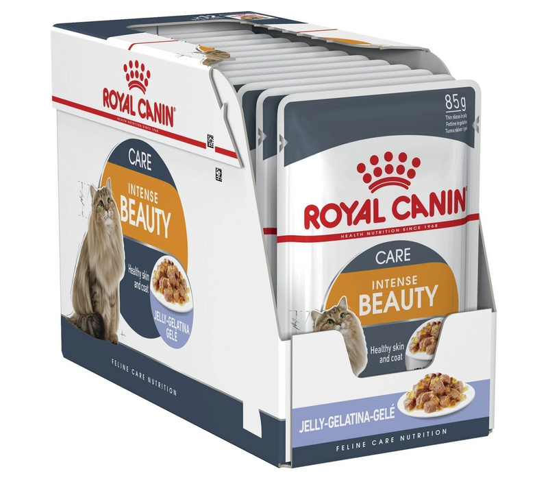 Royal Canin Adult Intense Beauty Thin Slices In Jelly Wet Cat Food