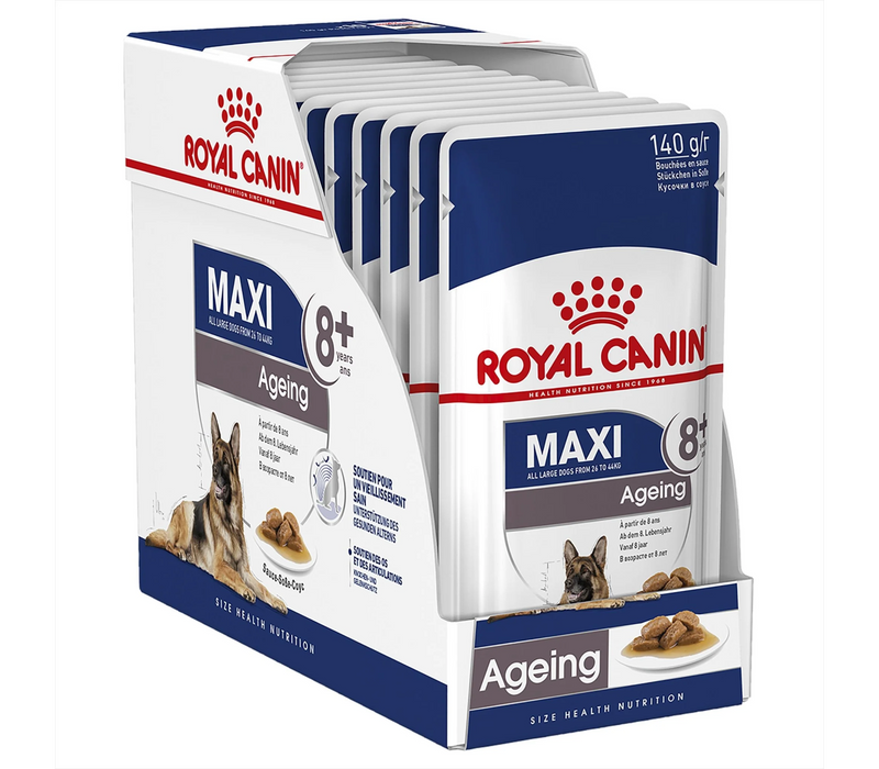 Royal Canin Senior Maxi Ageing 8+ Chunks In Gravy Wet Dog Food