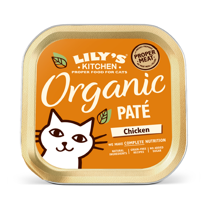Lily's Kitchen Organic Chicken Paté Wet Cat Food