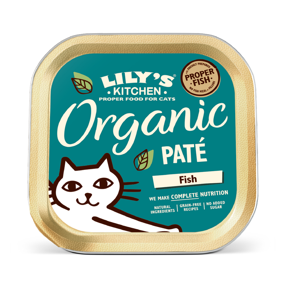 Lily's Kitchen Organic Fish Paté Wet Cat Food