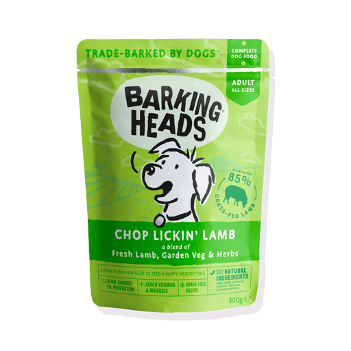 Barking Heads Chop Lickin' Lamb Adult Wet Dog Food 300g