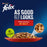 Felix Adult As Good As it Looks Meaty Selection in Jelly (Chicken, Duck, Pork, Ham) Wet Cat Food 12 x 100g