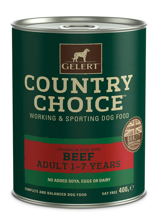 Gelert Country Choice Work & Sport Dog Variety Pack 12 x 400g