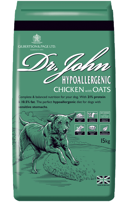 Dr John Hypoallergenic Chicken with Oats Dry Dog Food