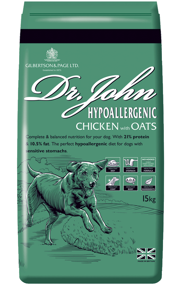Dr John Hypoallergenic Chicken with Oats Dry Dog Food