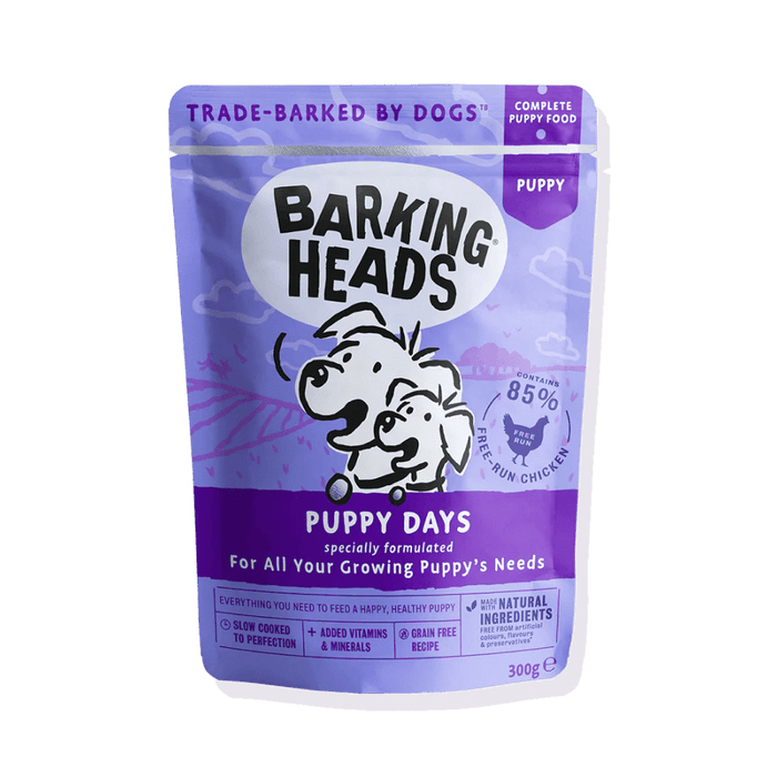 Barking Heads Puppy Days Wet Dog Food 300g