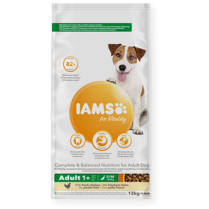 Iams Vitality Adult Small & Medium Breed Fresh Chicken Dry Dog Food