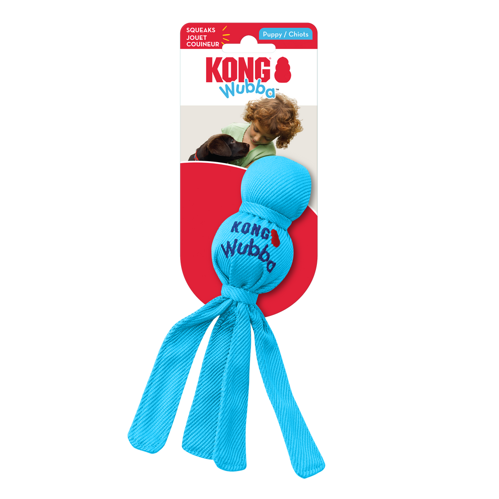 KONG Puppy Wubba Toy Small Assorted Colours