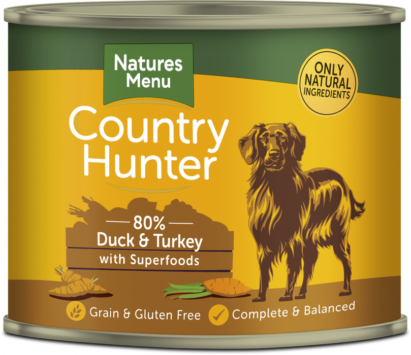 Natures Menu Country Hunter Duck and Turkey with Superfoods