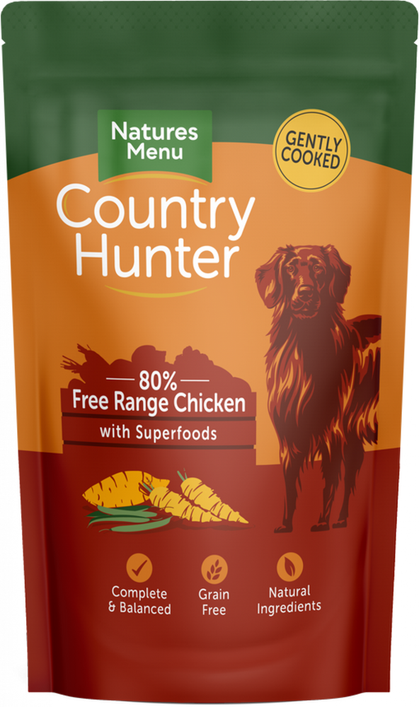 Natures Menu Country Hunter Free Range Chicken Superfood Wet Dog Food