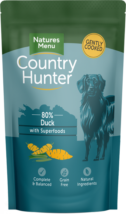 Natures Menu Country Hunter Succulent Duck Superfood Wet Dog Food