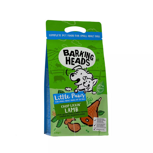 Barking Heads Little Paws Chop Lickin' Lamb Adult Small Dry Dog Food 4kg
