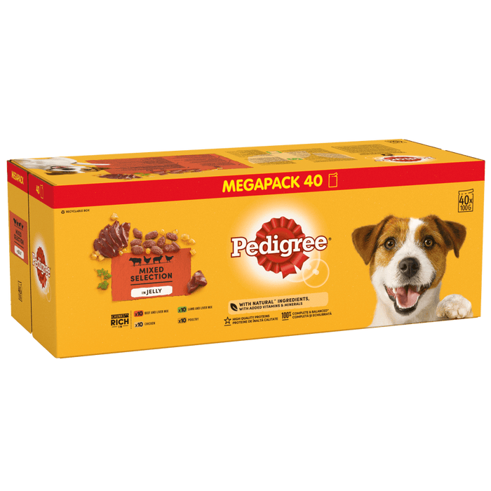 Pedigree Mixed Selection in Jelly Adult Wet Dog Food