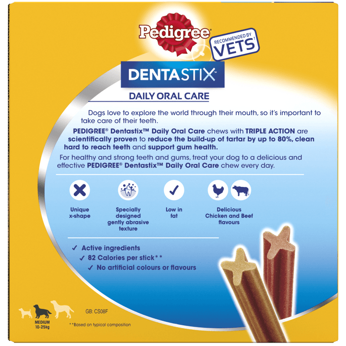 Pedigree Dentastix Daily Dental Chews Medium Dog Treats