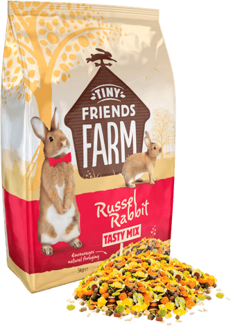 Supreme Tiny Friends Farm Russel Rabbit Food Tasty Mix