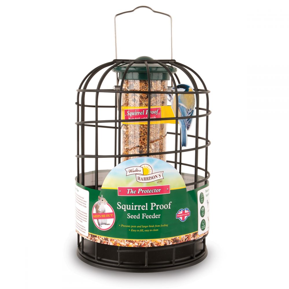 Walter Harrison's Squirrel Proof Protector Seed Feeder 20cm