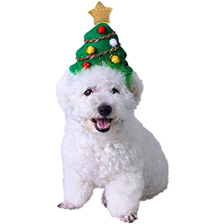 Happy Pet Christmas Tree Headband S/M