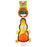 GiGwi Iron Grip Duck Plush Tug Toy with TPR Handle
