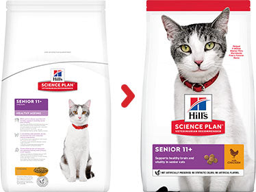 Hill's Science Plan Senior 11+ with Chicken Dry Cat Food