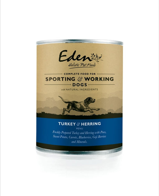 Eden Sporting & Working Turkey & Herring Wet Dog Food