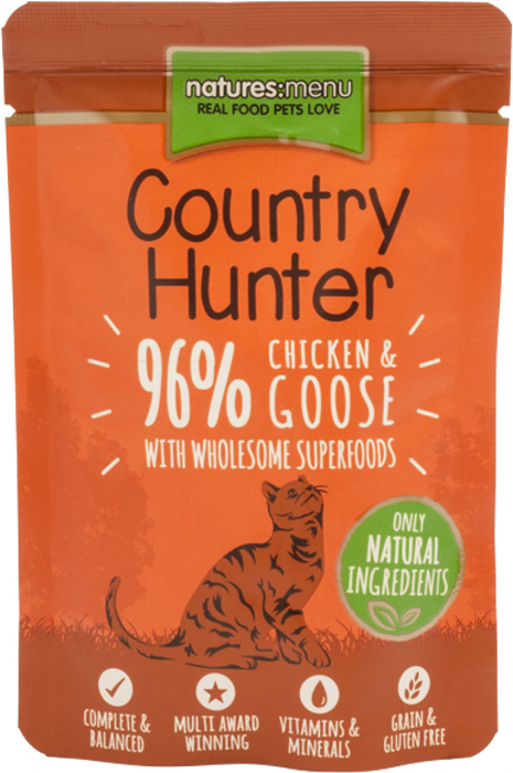 Natures Menu Country Hunter Chicken & Goose Cat Pouches