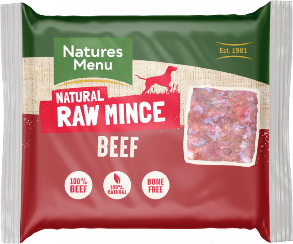 Natures Menu Just Beef Mince Dog Food 400g