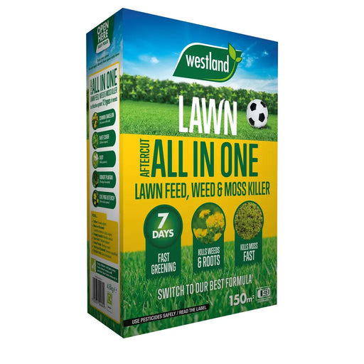 Aftercut All In One Lawn Feed Weed & Moss Killer 150m² 4.8kg