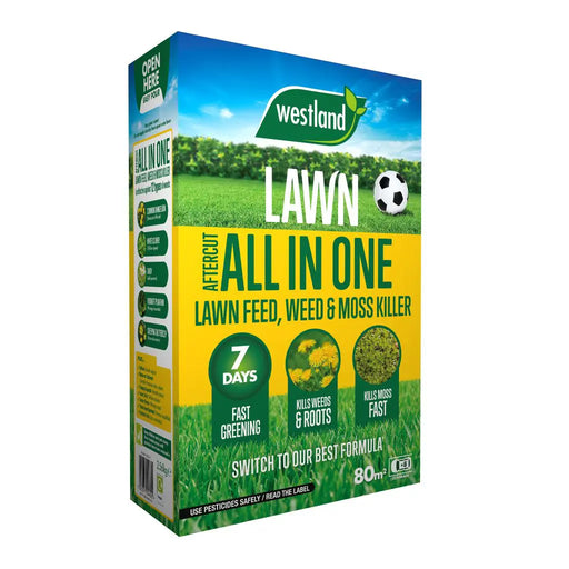 Aftercut All In One Lawn Feed Weed & Moss Killer 80m² 2.5kg