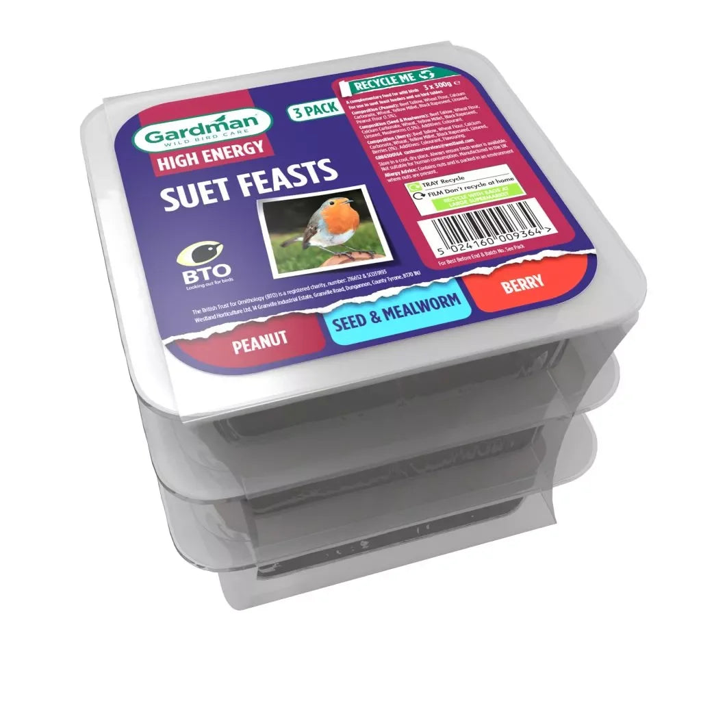 Gardman Gardman Suet Feast Bird Food 10 Pack