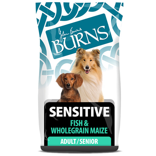 Burns Sensitive Fish & Wholegrain Maize Dry Dog Food