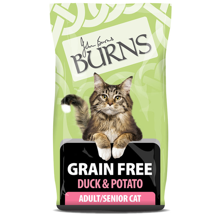 Burns Grain Free Duck & Potato Dry Cat Food 2kg