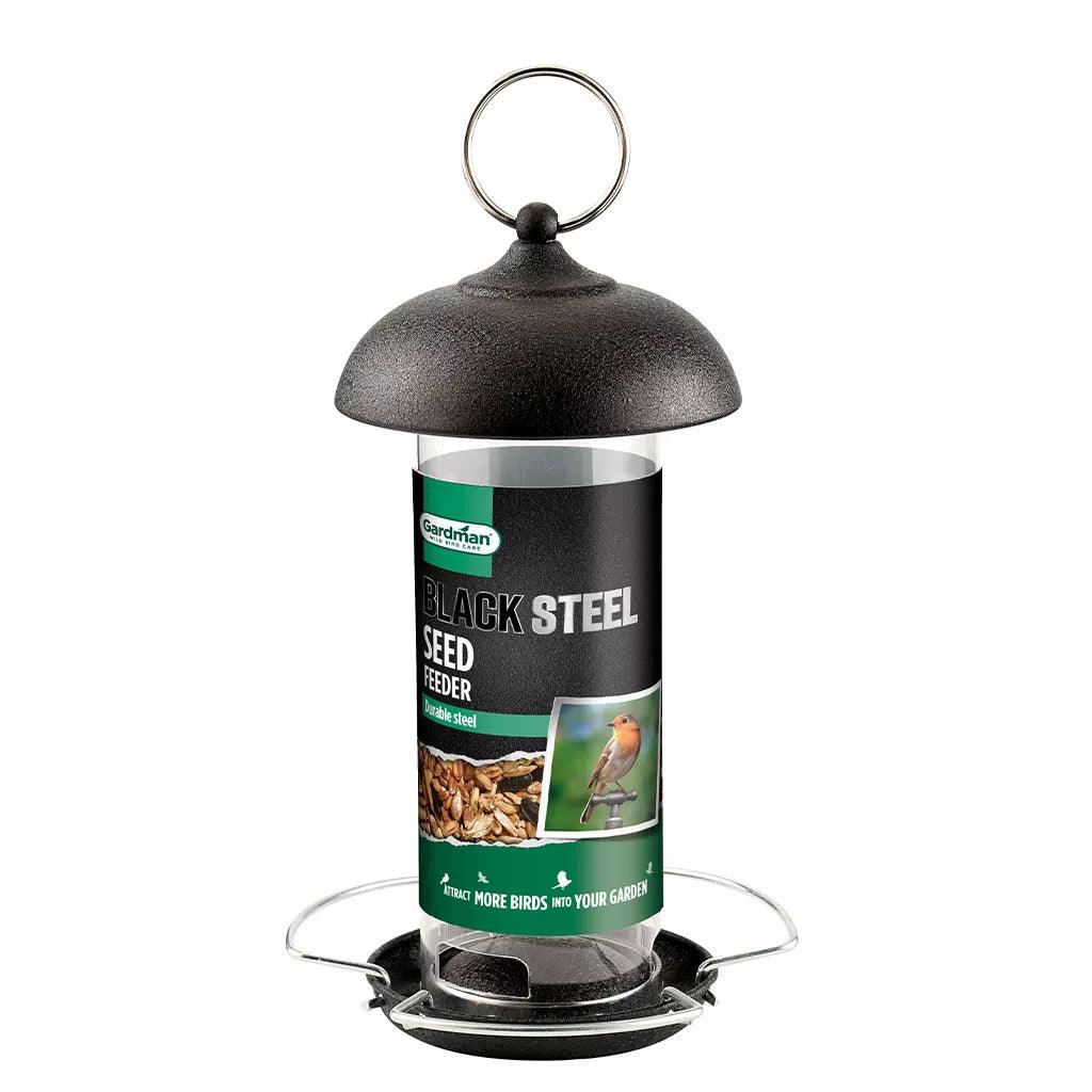 Gardman Black Steel Seed Feeder Standard