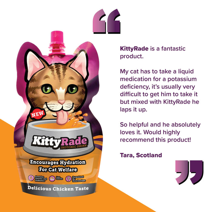 KittyRade Prebiotic Drink that Reliable Hydration in Cats 250ml