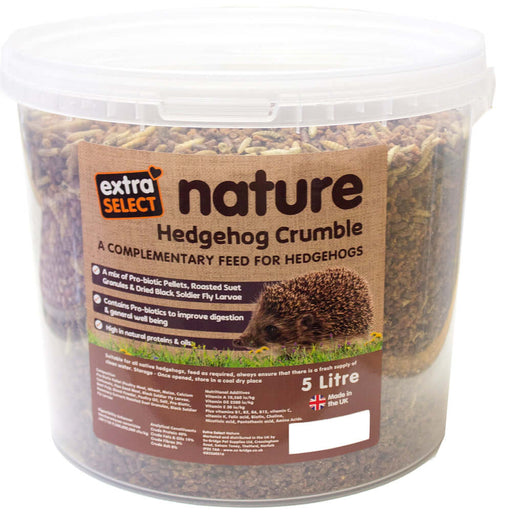Extra Select Nature Hedgehog Crumble Food 5L (3.6kg)