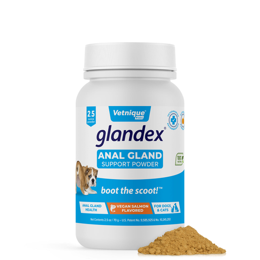 Vetnique Labs Glandex Anal Gland Powder Supplement for Dogs & Cats with Pumpkin 70g